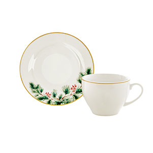Evviva - Set 6 Tazze da Caffè C/Piattino