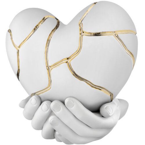 Bongelli - Scultura Mani su Cuore Crepato