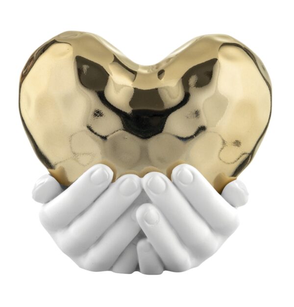 Bongelli - Scultura Mano Cuore Liscia