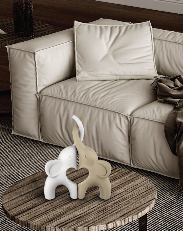 Bongelli - Scultura Coppia Elefantini