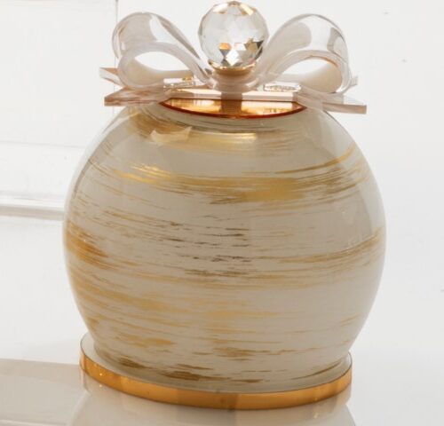 Buba Design - Sfera Vortice Bianco e Oro