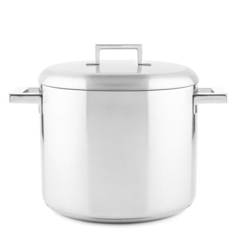 Mepra - Pentola alta Ø 24cm con coperchio stile by Pininfarina