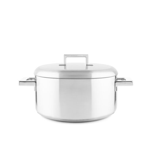 Mepra - Casseruola fonda 2 manici Ø 20cm con coperchio stile by Pininfarina