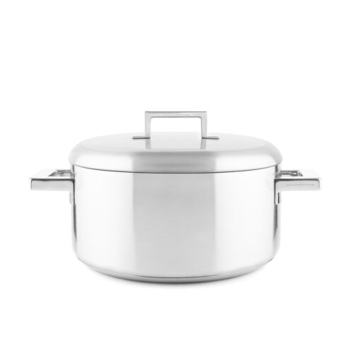 Mepra - Casseruola fonda 2 manici Ø 22cm con coperchio stile by Pininfarina