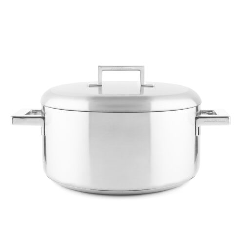 Mepra - Casseruola fonda 2 manici Ø 24cm con coperchio stile by Pininfarina