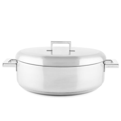 Mepra - Tegame con 2 manici Ø 32cm con coperchio stile by Pininfarina
