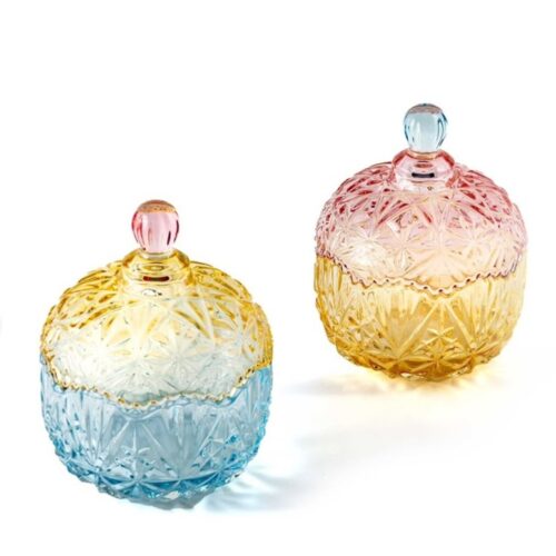 Madrhelen - Scatola Tonda Crystal Rainbow