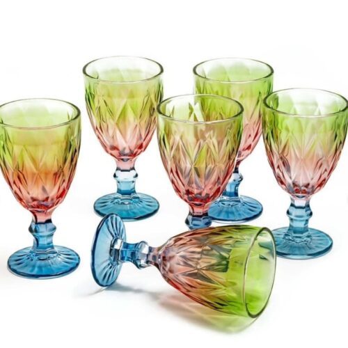 Madrhelen - Set Bicchieri Rainbow Crystal