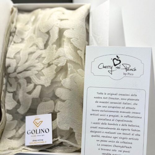 Cherry and Peach - Foulard Misto Seta