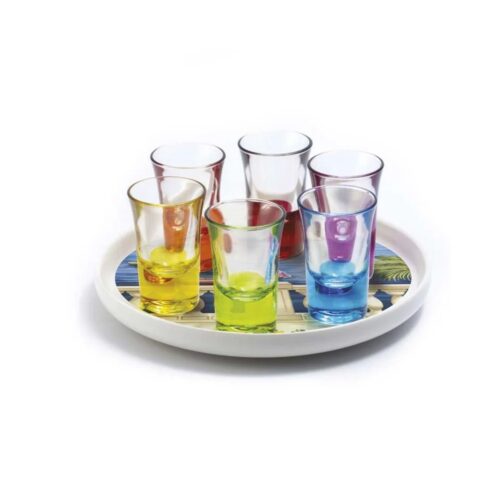 Madrhelen - Set Vassoio con Bicchieri Capri