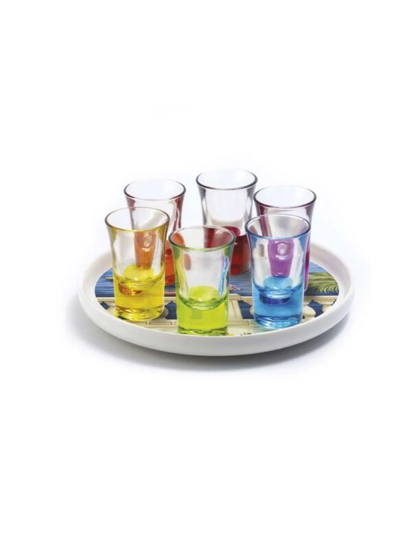 Madrhelen - Set Vassoio con Bicchieri Capri