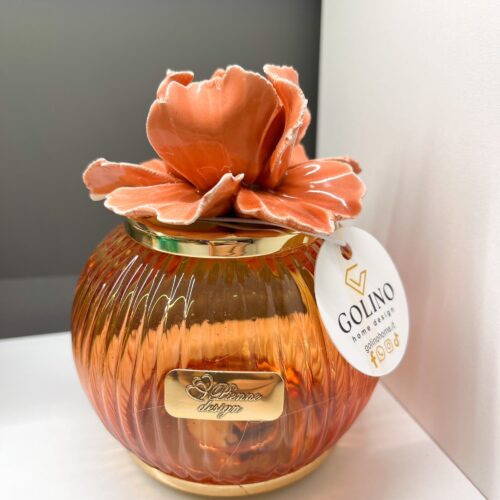 Pienne Design - Lampada Tonda con Fiore D.10 cm