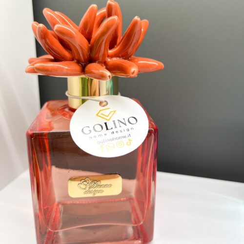 Pienne Design - Profumatore Cubo Grande Corallo con Riccio