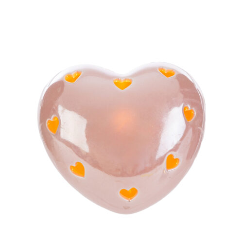Le Stelle - Cuore led Porcellana