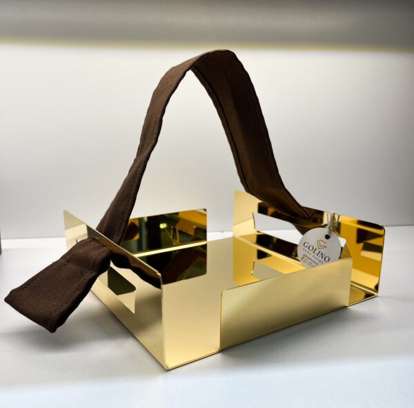 Elleffe Design - Portatovaglioli con manico in tessuto